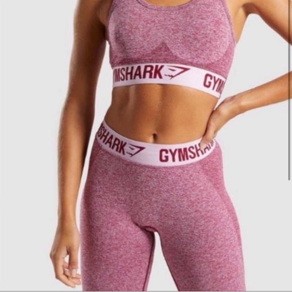 🎉Host Pick 🎉 Gymshark Flex Sports Bra Leggings Set Size S - Picture 1 of 9